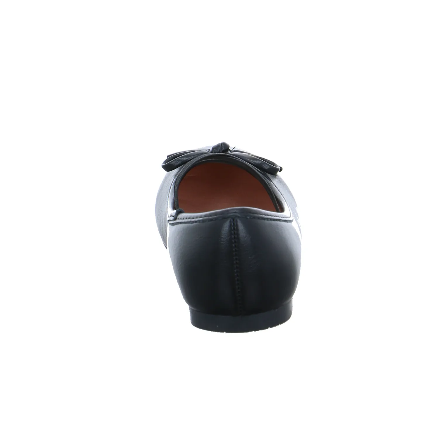INDIGO Mädchen-Ballerina Schwarz Lederimitat  Festlicher Schuh