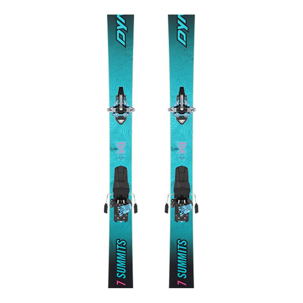 Dynafit SEVEN SUMMITS+ W + RADICAL LONG TRAVEL - Pack skis randonné + Fixations + Peaux Femme flamingo/reef