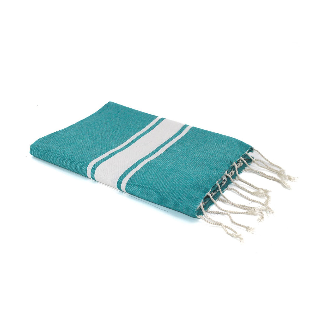 Febronie Fouta Traditionelle St Tropez vert canard - 100x200 cm