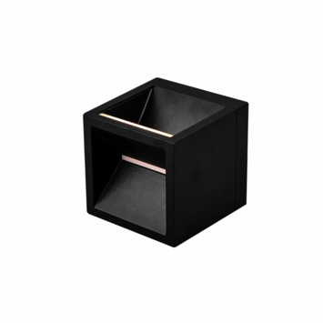 Nordlux wandlamp Rivo zwart 8W geïntegreerde LED