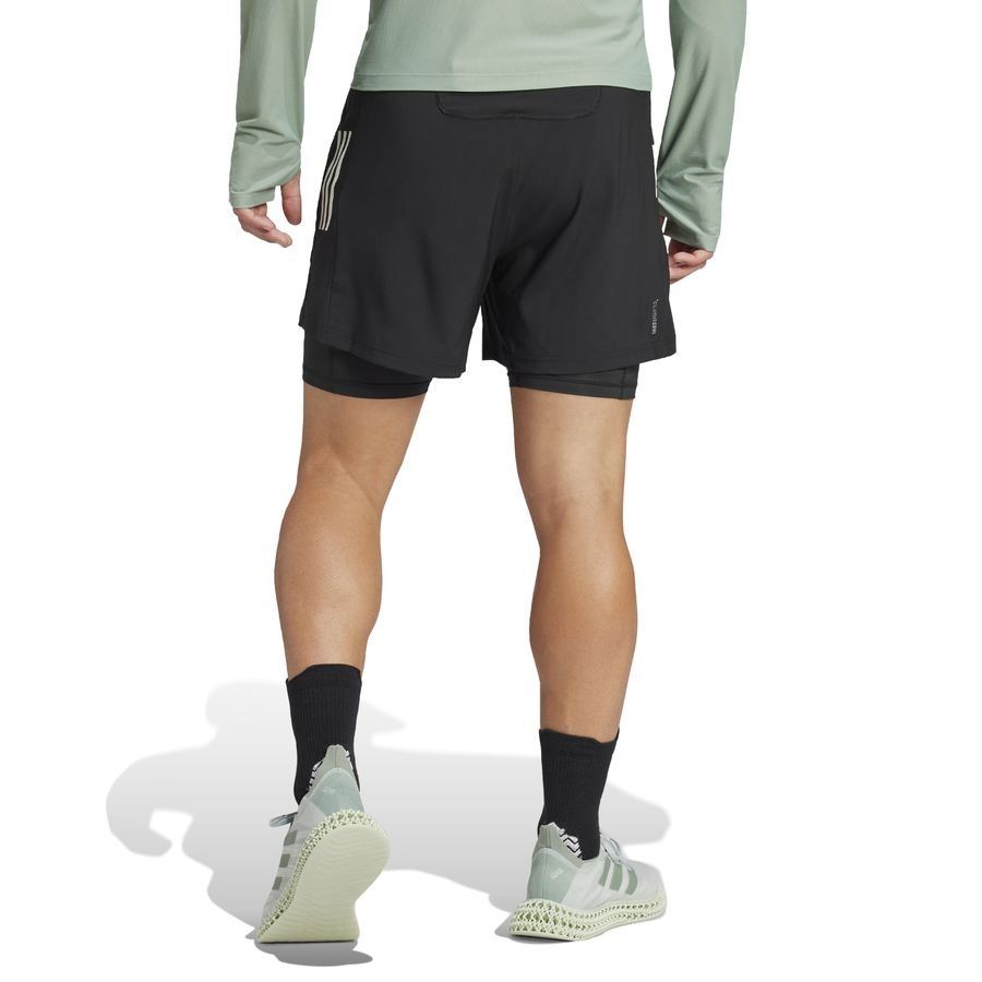 adidas Short Running Own The Run Climacool 2 EN 1 - Noir