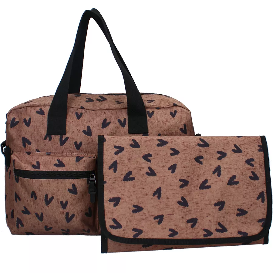 Kidzroom Wickeltasche care Kind at Heart Brown