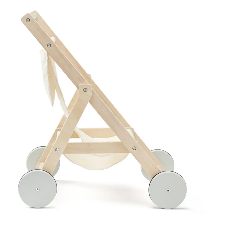 Kid's Concept Poussette à jouer en bois | Blanc cassé
