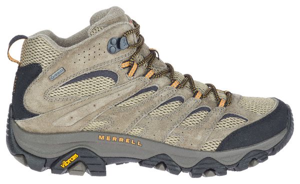 Chaussures de Randonnée Merrell Moab 3 Mid Gore-Tex Beige