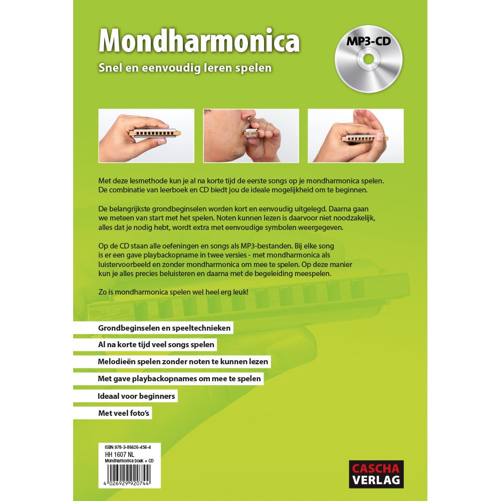 Cascha HH 1607 NL Mondharmonica - Snel en eenvoudig leren spelen