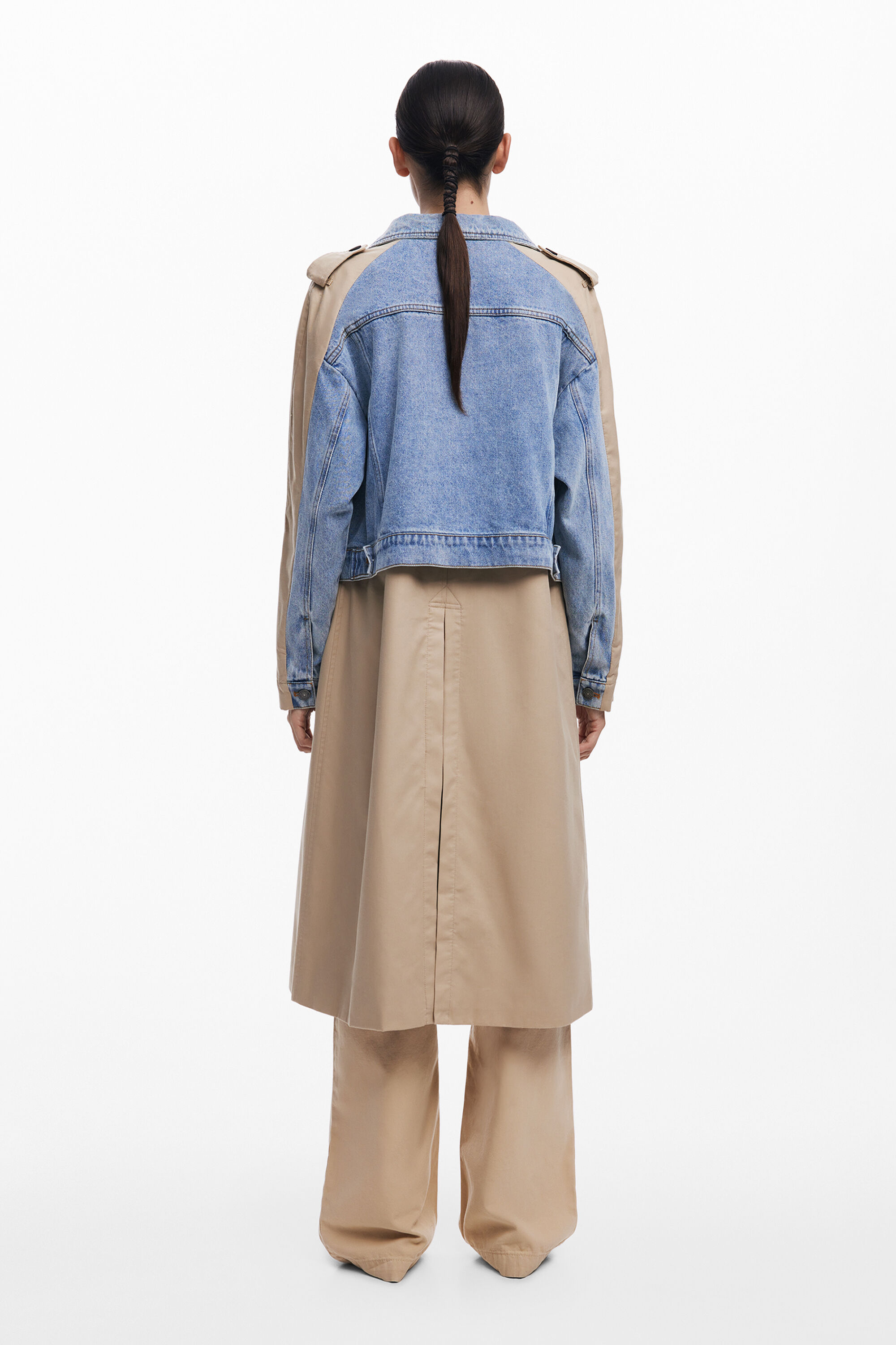 gabardina denim híbrido