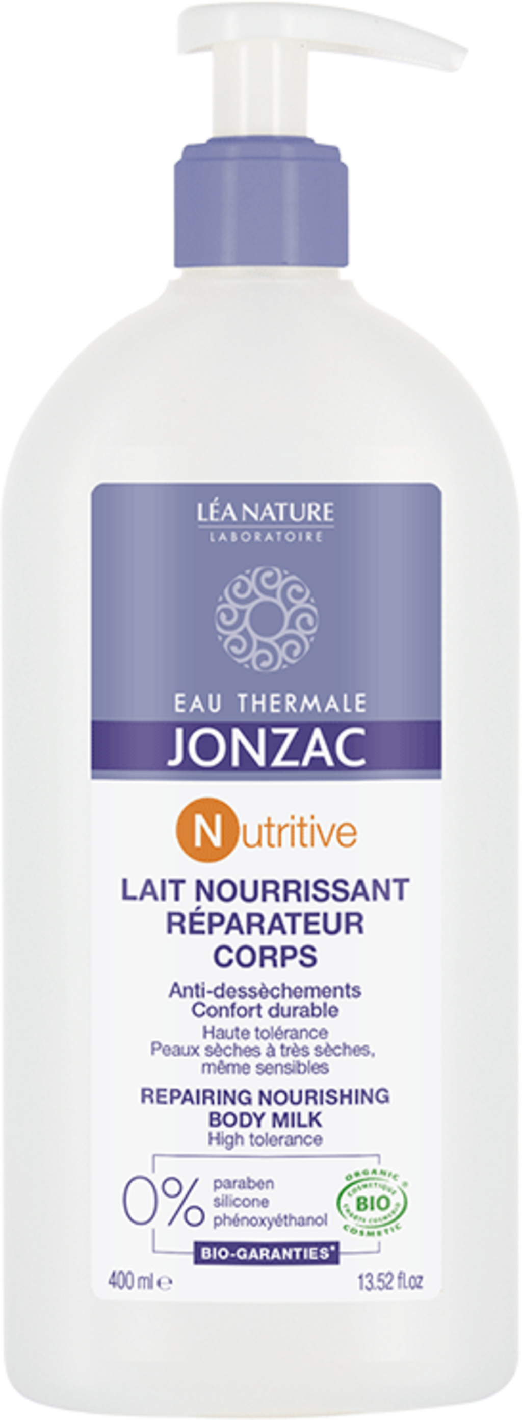 Eau Thermale JONZAC  Nutritive Repairing Nourishing Body Milk, 400 ml