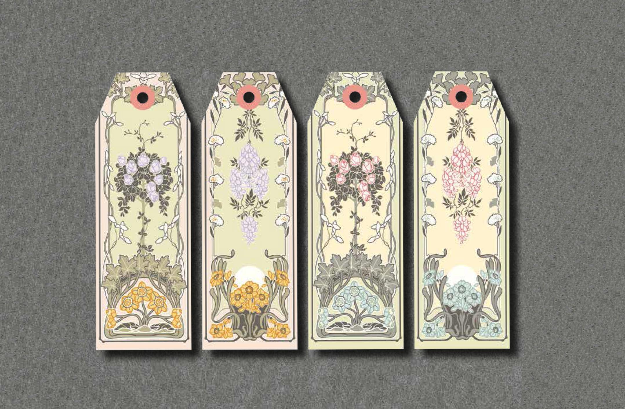 Papercraft Book Art Nouveau