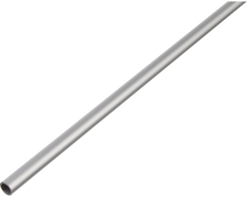 Ronde aluminium buis, zilver geanodiseerd, Ø 30 mm, 1 m