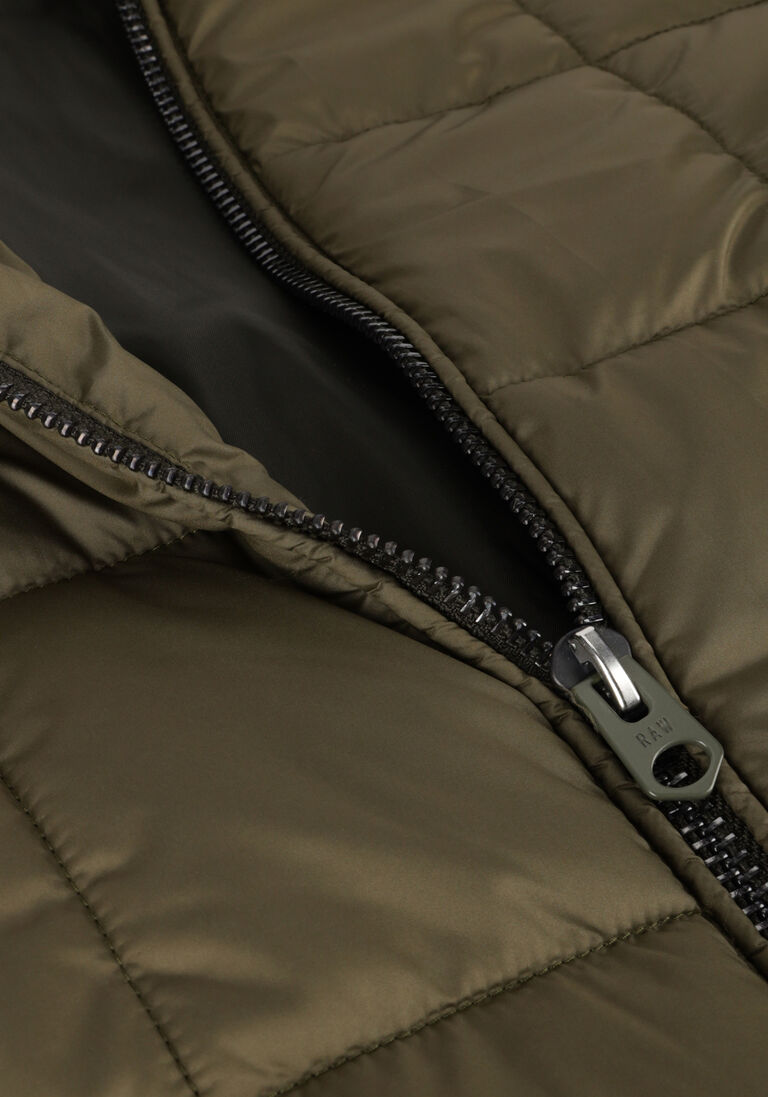 G-STAR RAW groene g-star raw gewatteerde jas meefic quilted jkt