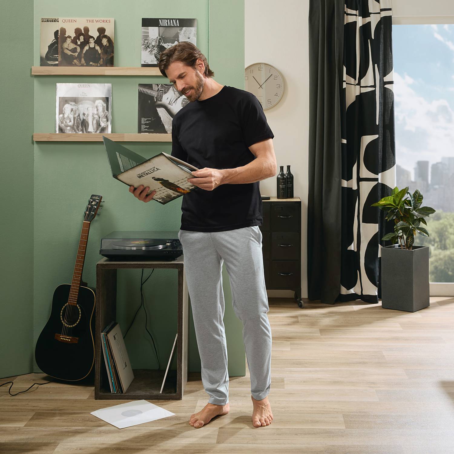 Erwin Müller Sweat Herren-Freizeithose, lang