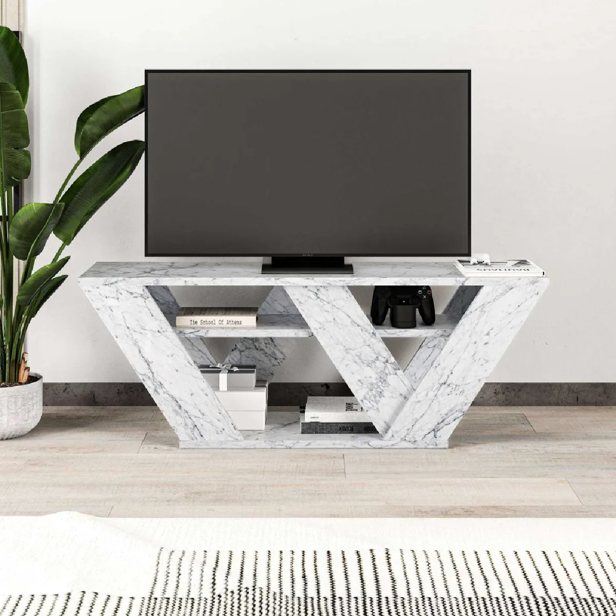 Hanah Home Meuble TV Pipralla