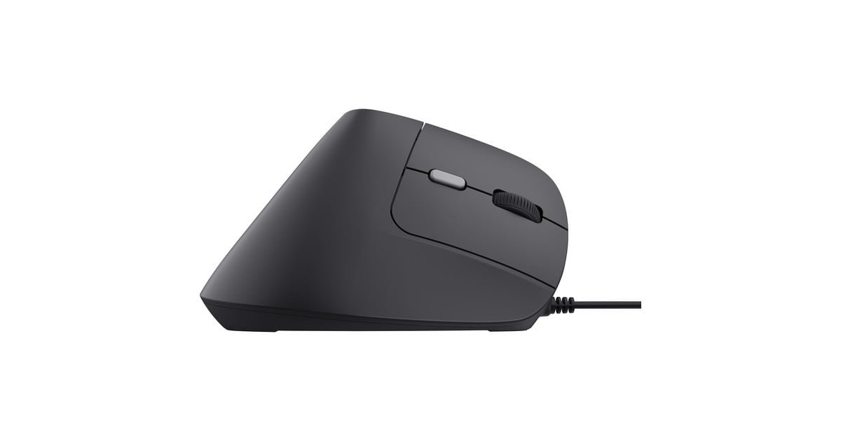 TrustBayo II Ergonomische muis  (Zwart, 800 dpi - 2.400 dpi)