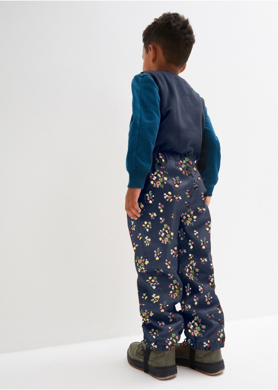 Pantalon de pluie thermo enfant avec imprimé floral