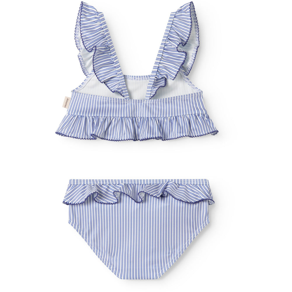 Køb MarMar Swim Print Bolich Blue Stripe Swira Bikini