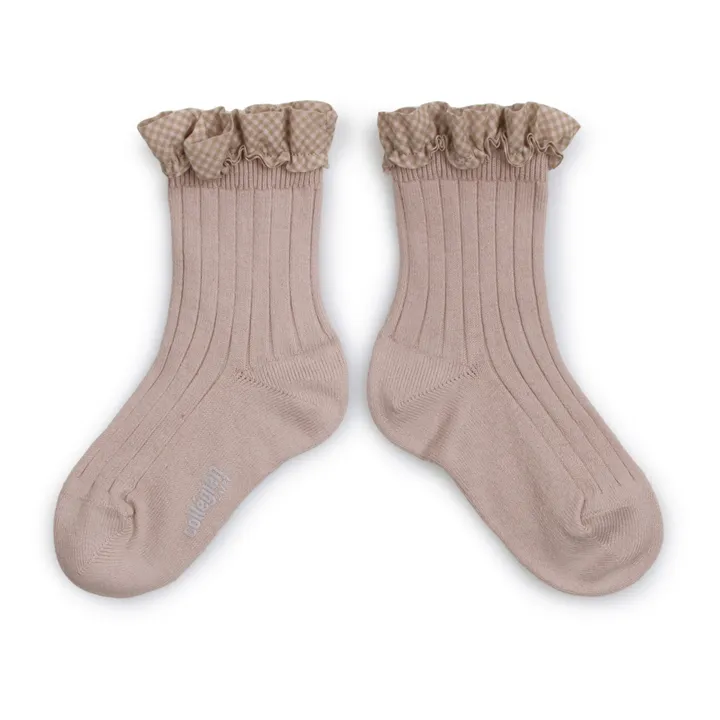 Collégien Chaussettes Brigitte | Vieux Rose