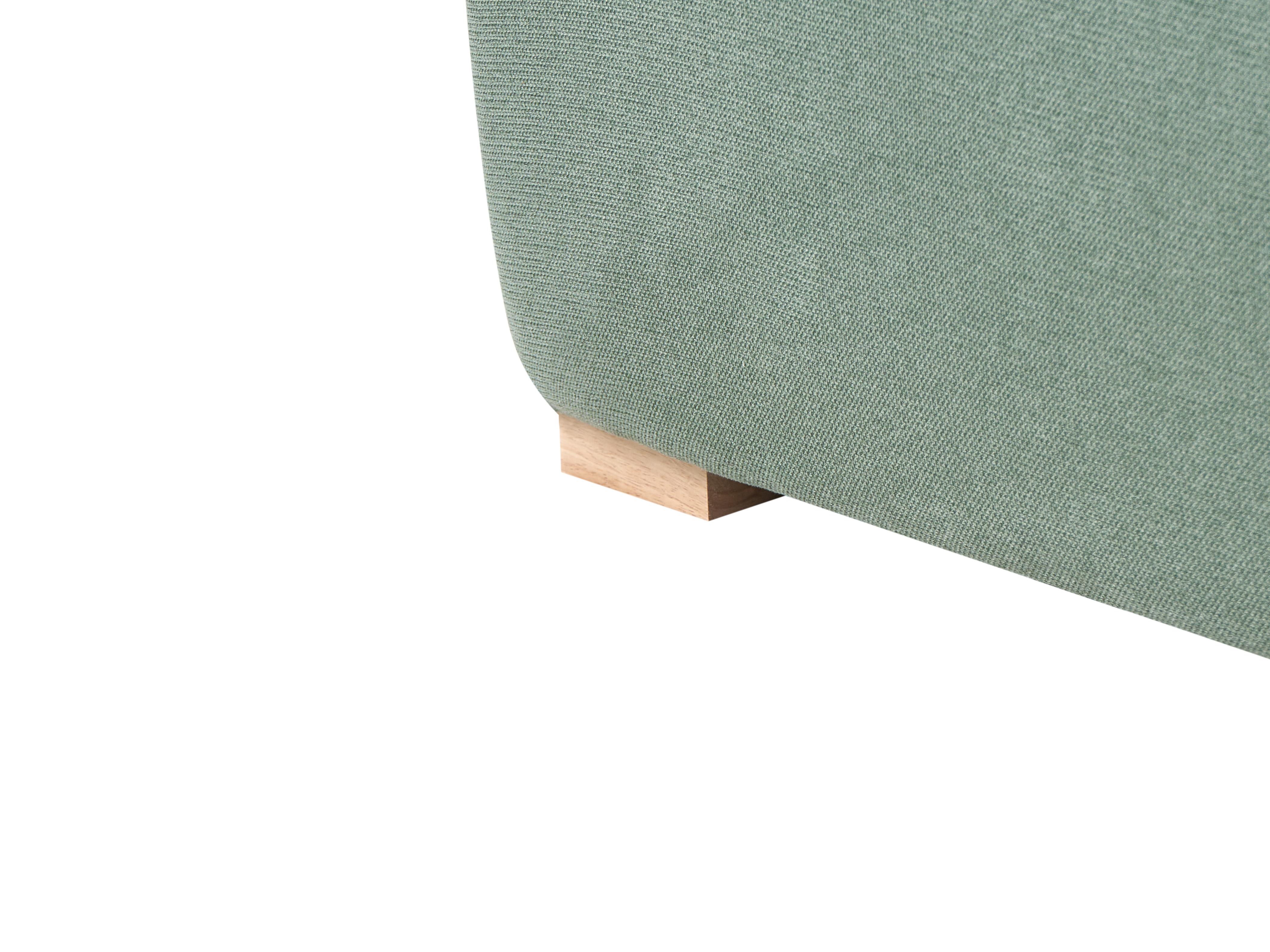Chaise longue NERBO Bouclé Lichtgroen
