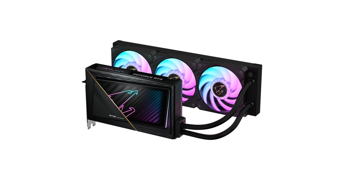 GIGABYTEAORUS GeForce RTX 5090 XTREME WATERFORCE 32G grafische kaart  (3x DisplayPort, 1x HDMI)