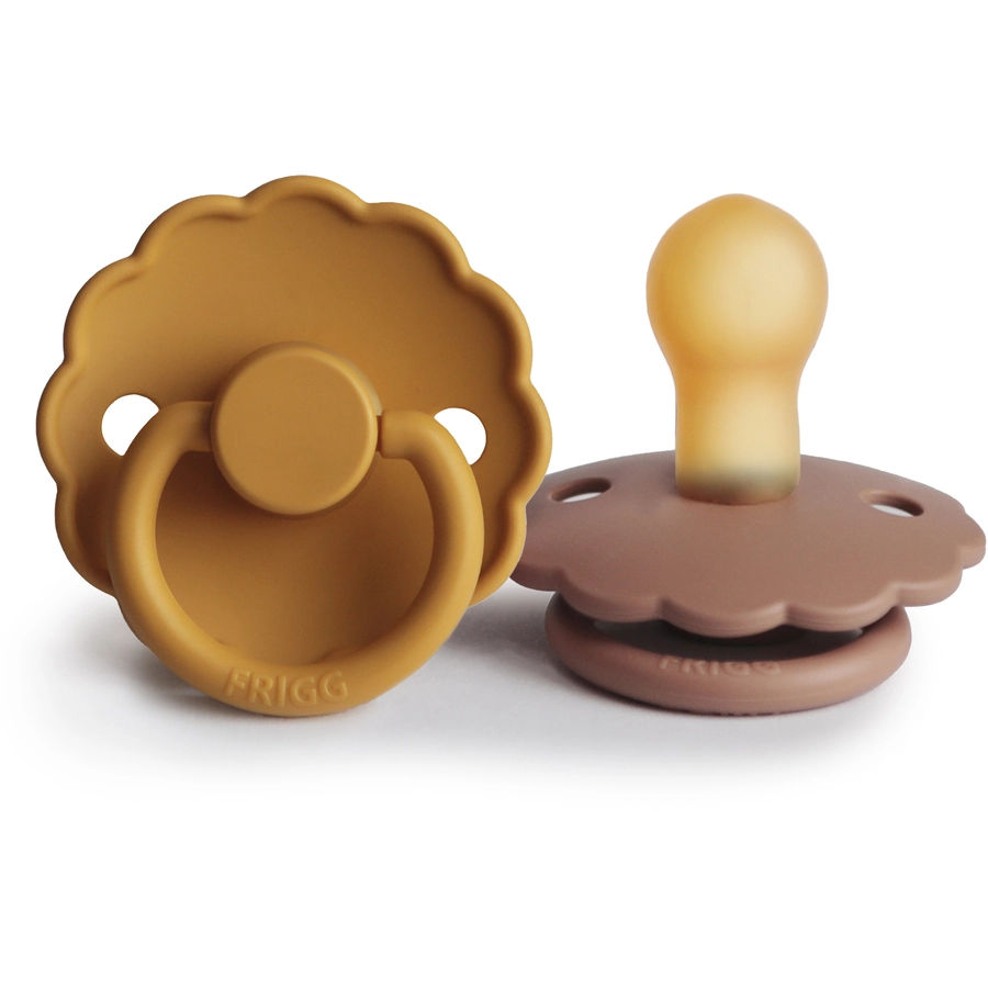 FRIGG Schnuller Daisy Honey GoldRose Gold 0-6 Monate