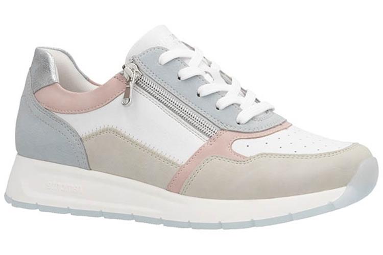 Remonte D2G00 hellgrau/weiss/carnation/bleu/