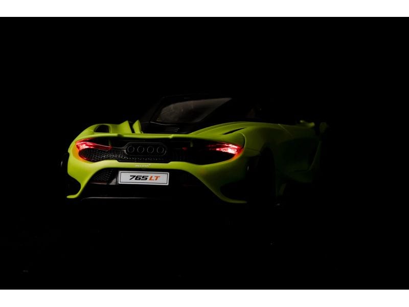 TEC-TOY Auto McLaren 765LT mit Licht, Grün, 1:12 Ferngesteuerter Sportwagen mit Licht für Kinder ab 6 Jahren