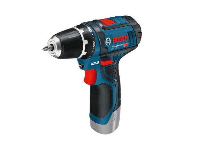 Bosch Professional Akku-Bohrschrauber GSR 12 V-15   L-Boxx 12-Volt-Akku-Bohrschrauber - Das handliche Kraftpaket