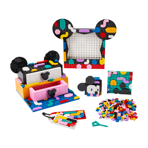 LEGO Dots Mickey Mouse Og Minnie Mouse Skolestart-Projektæske - 41964