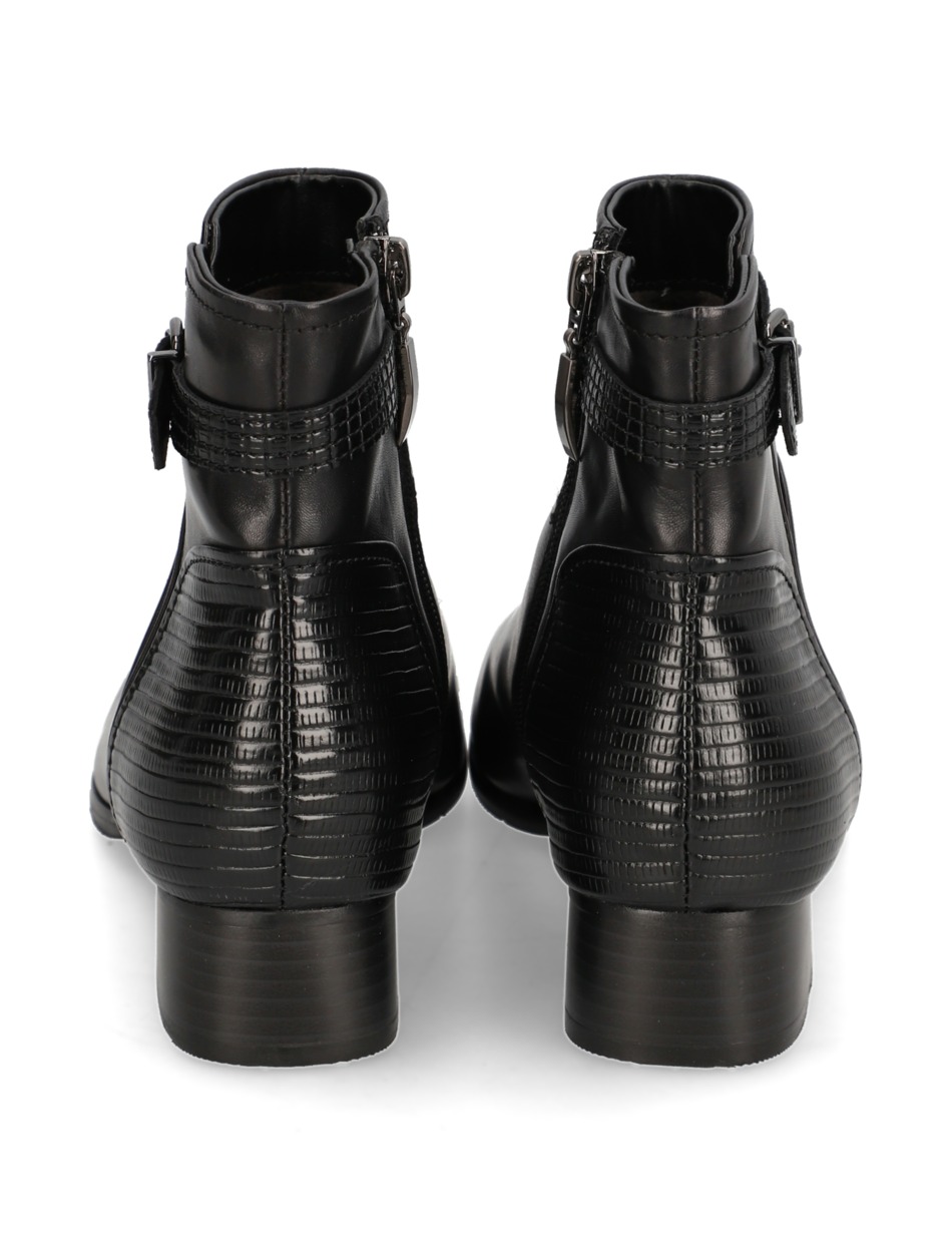 Glattleder Stiefelette