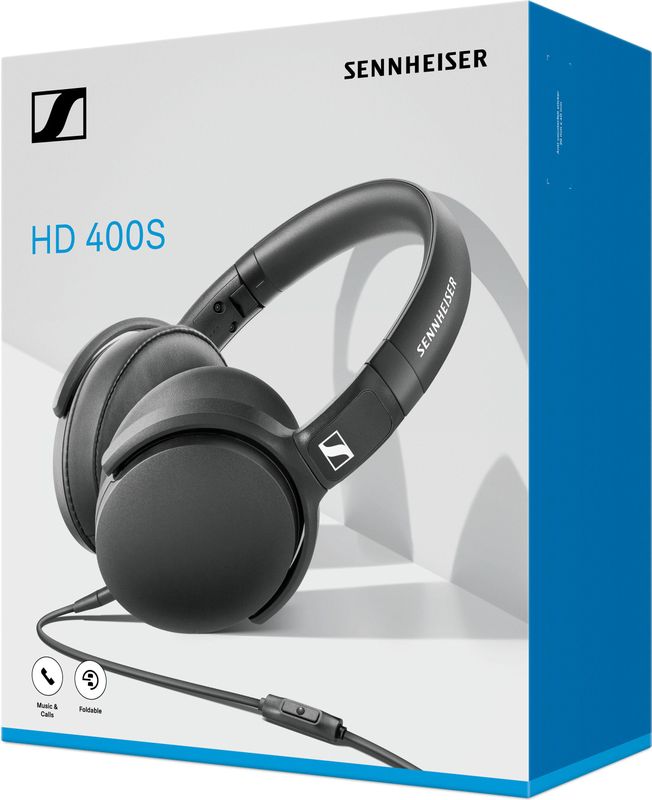 Sennheiser - HD 400S - Koptelefoon - Zwart - Bedraad - Over-ear
