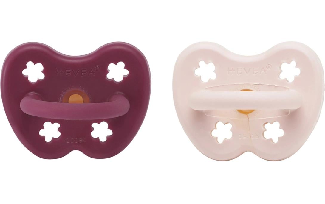 Nuggi Orthodontic 2 Stk. Powder Pink/Rosewood 3-36 MonateSchnuller mit kieferorthopädischem Sauger