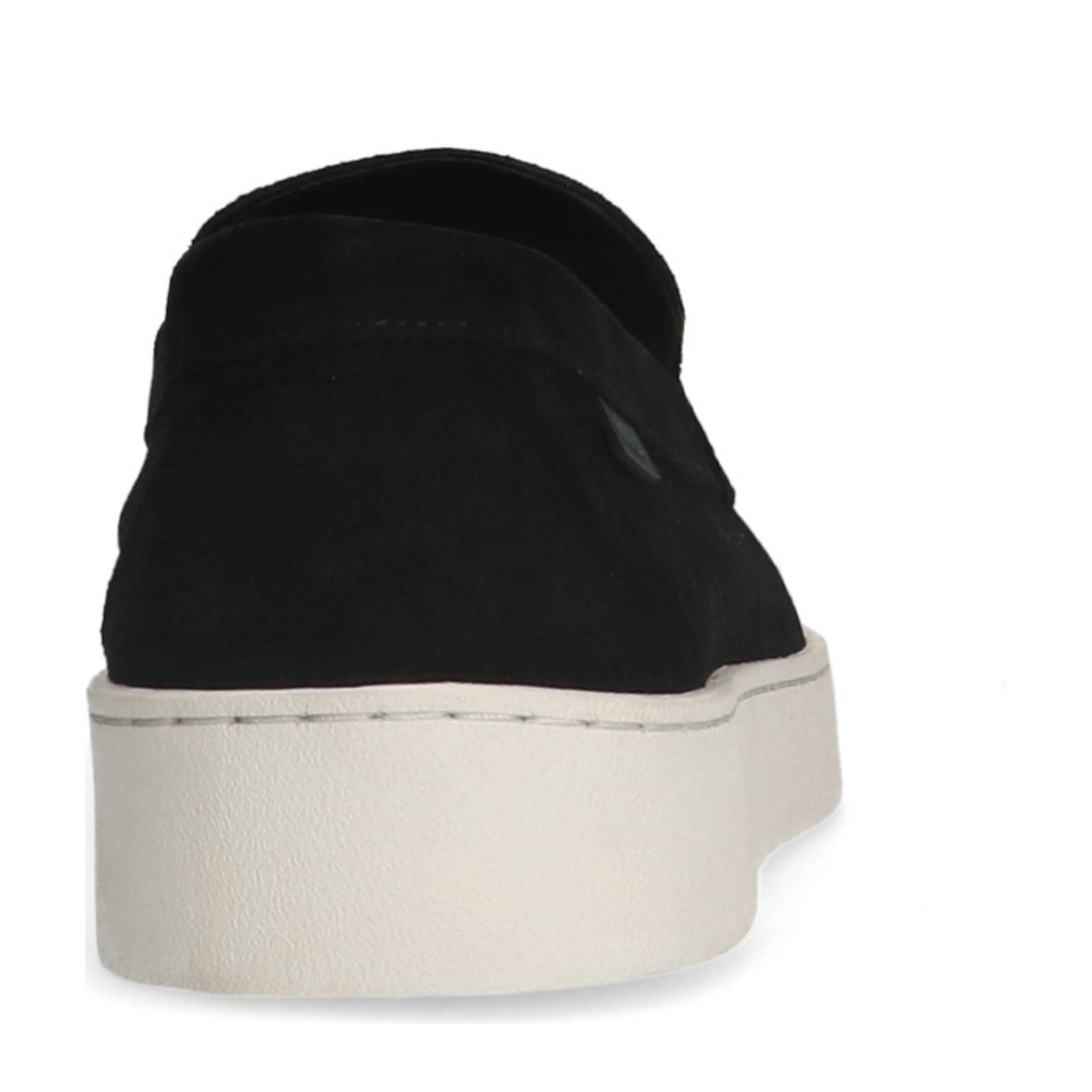 Manfield suède loafers zwart