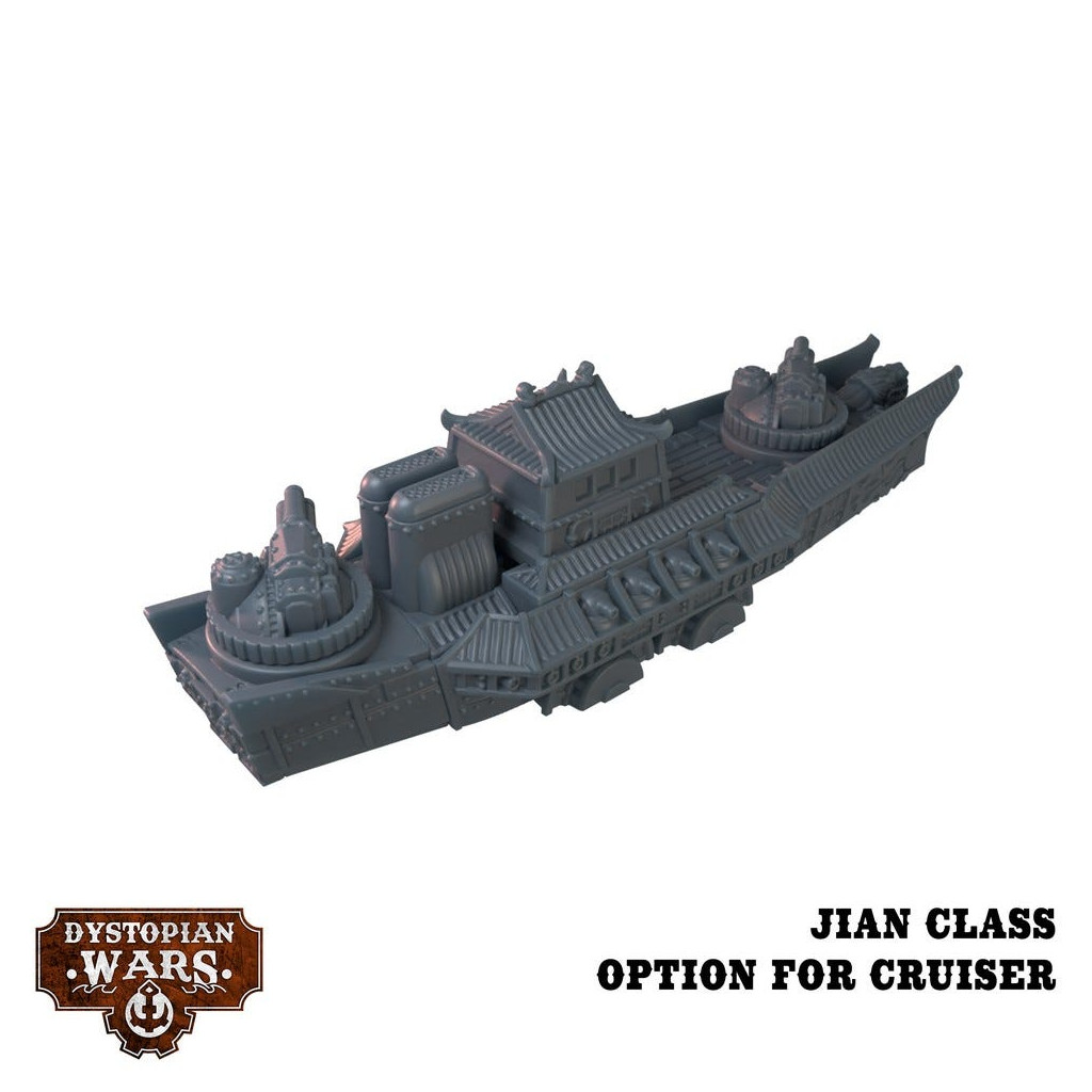 Dystopian Wars: Ning Jing Battlefleet Set