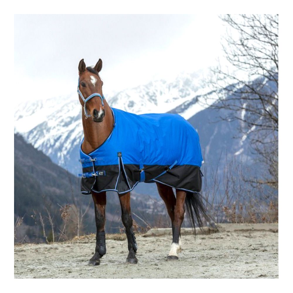 Equitheme TYREX 1200D 0G - Couverture paddock bleu/nr