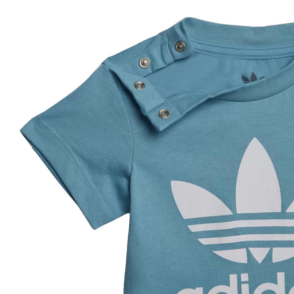Adidas T-shirt Bleu Garçon Adidas Trefoil