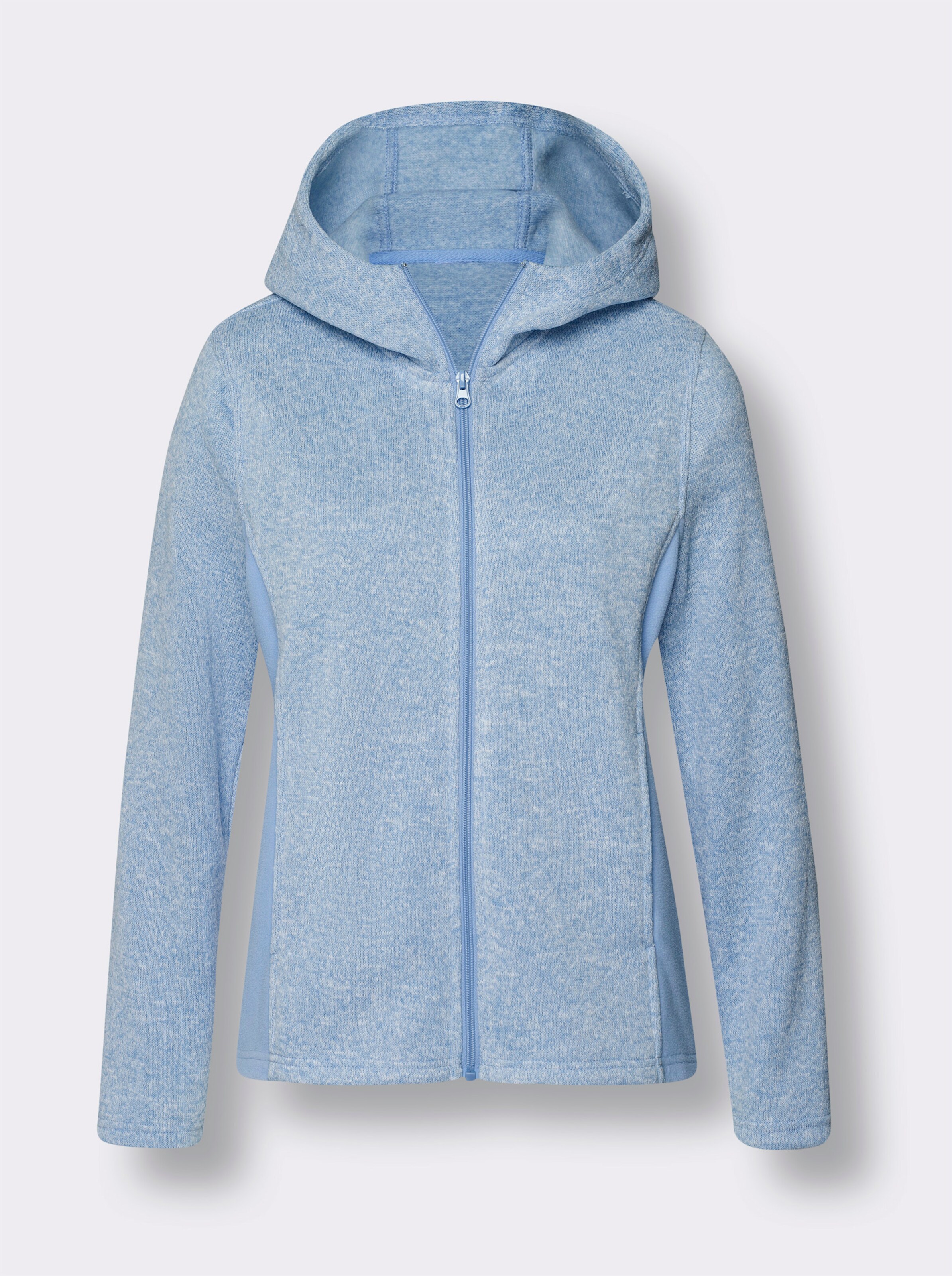 Strickfleece-Jacke