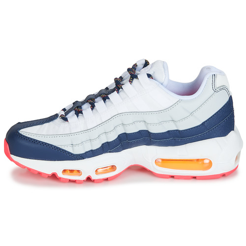 Nike - AIR MAX 95 W - Blanc / Bleu / Orange