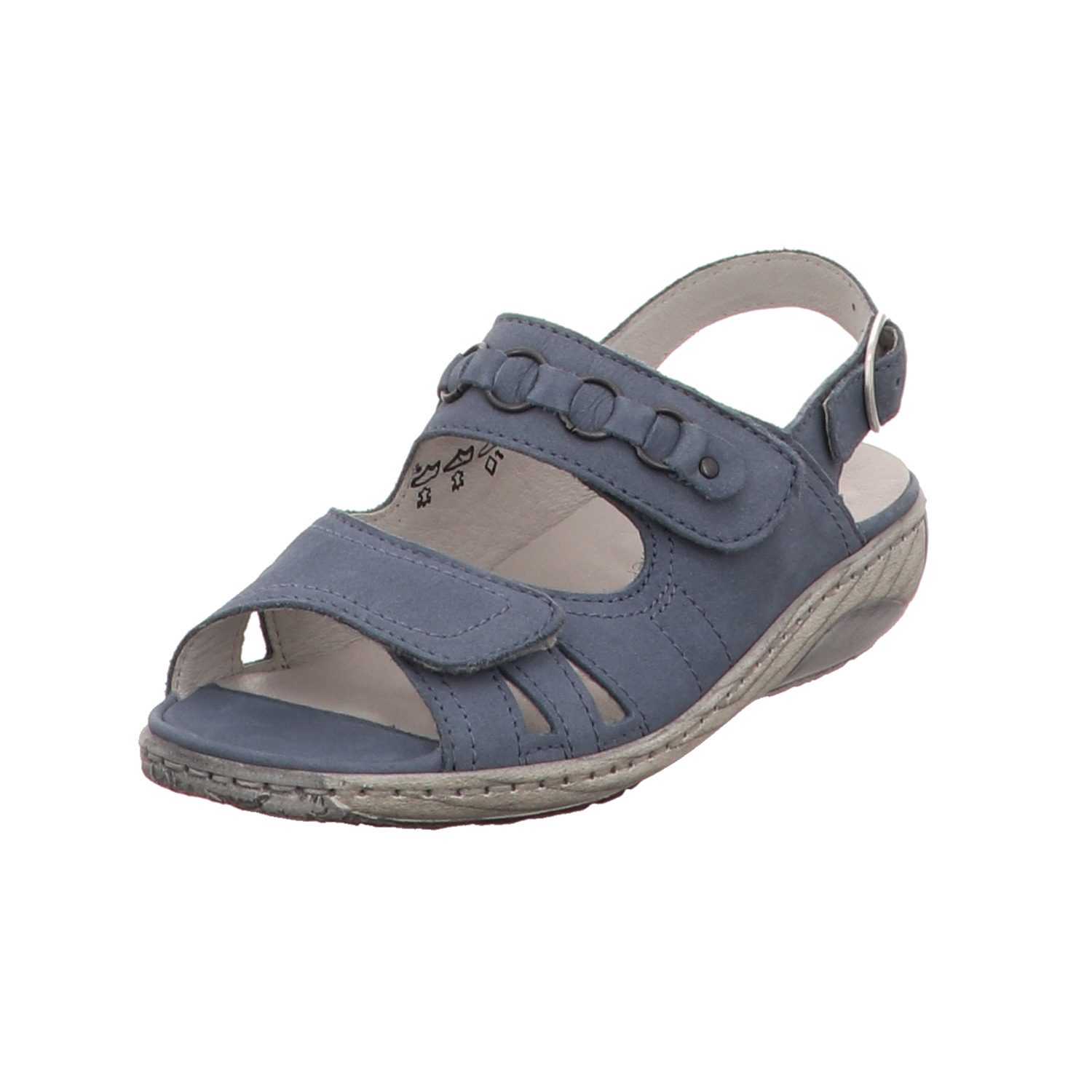 Waldläufer Sandalette blau blau