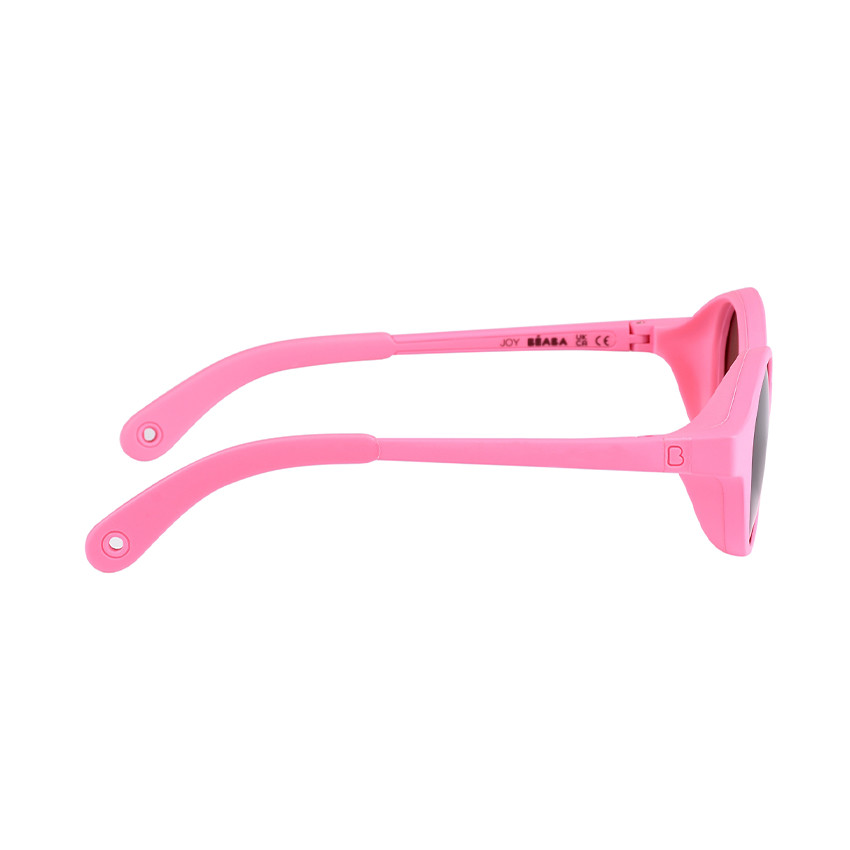 Lunettes de soleil avec cordon 9-24M Joy rose néon
