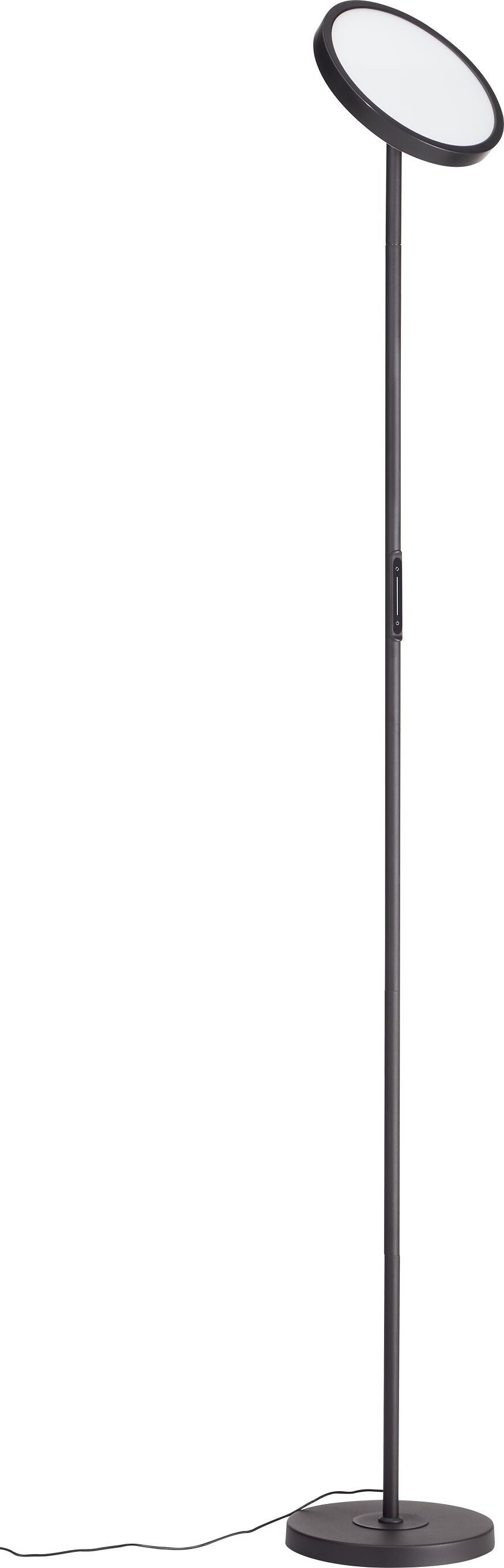 SALERNO Stehleuchte - Schwarz / H: 173.0 cm x D: 25.0 cm