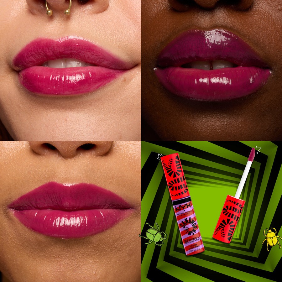 NYX PROFESSIONAL MAKEUP Beetlejuice Sandworm Swirl Butter Gloss 03 Red Lipgloss 8ml