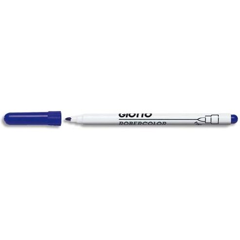 Feutre robercolor pointe fine giotto pour tableau blanc     odeur neutre ecriture 1mm     coloris bleu