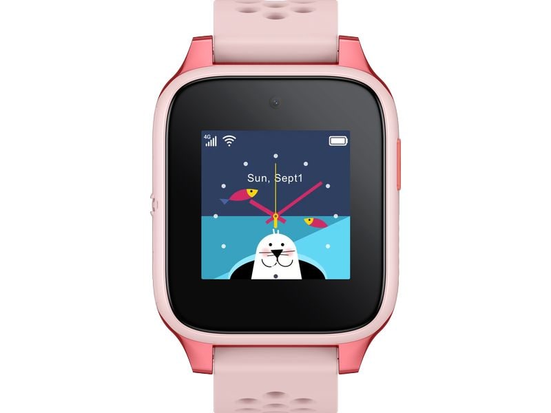 TCL MT46X Family Watch Pink Kinder Smartwatch mit Video-Anruf Funktion
