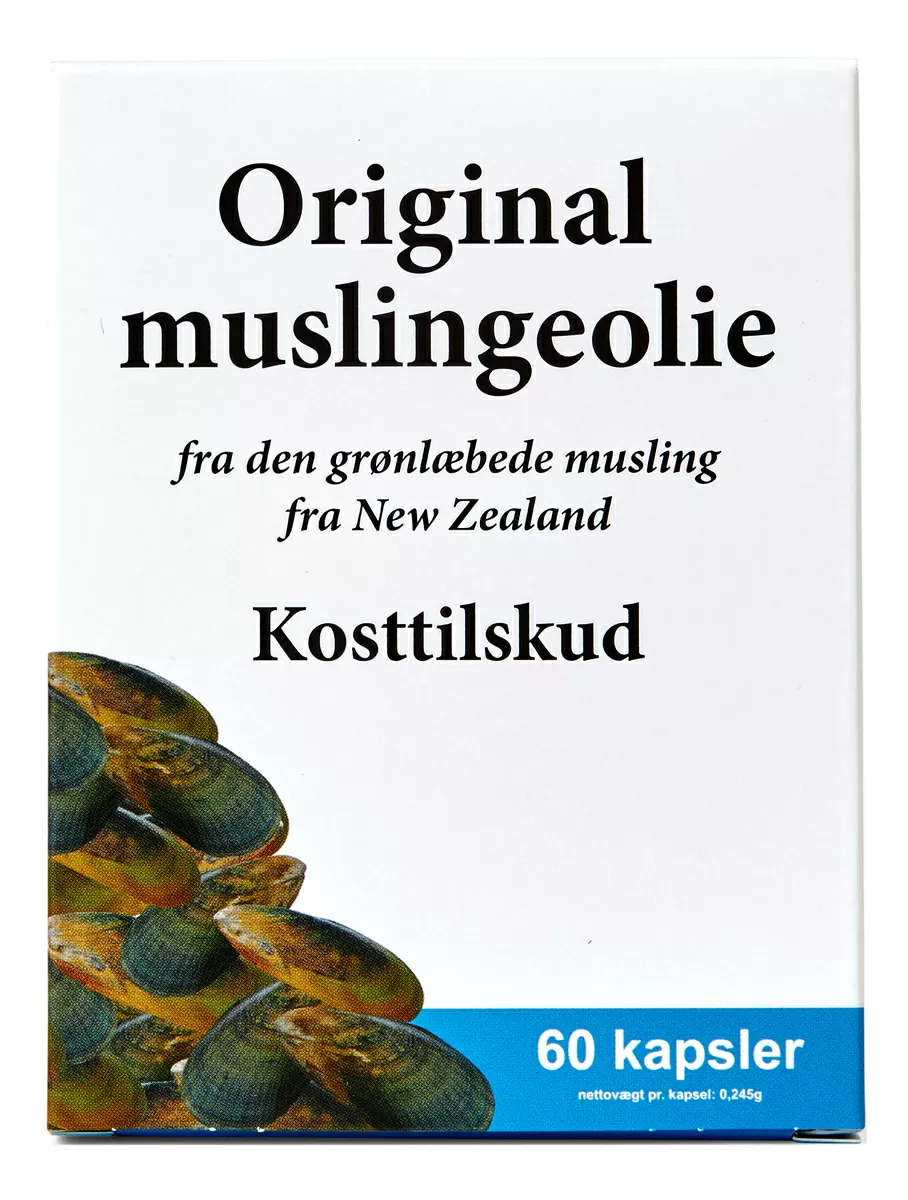 Muslingeolie original - 60 kaps.