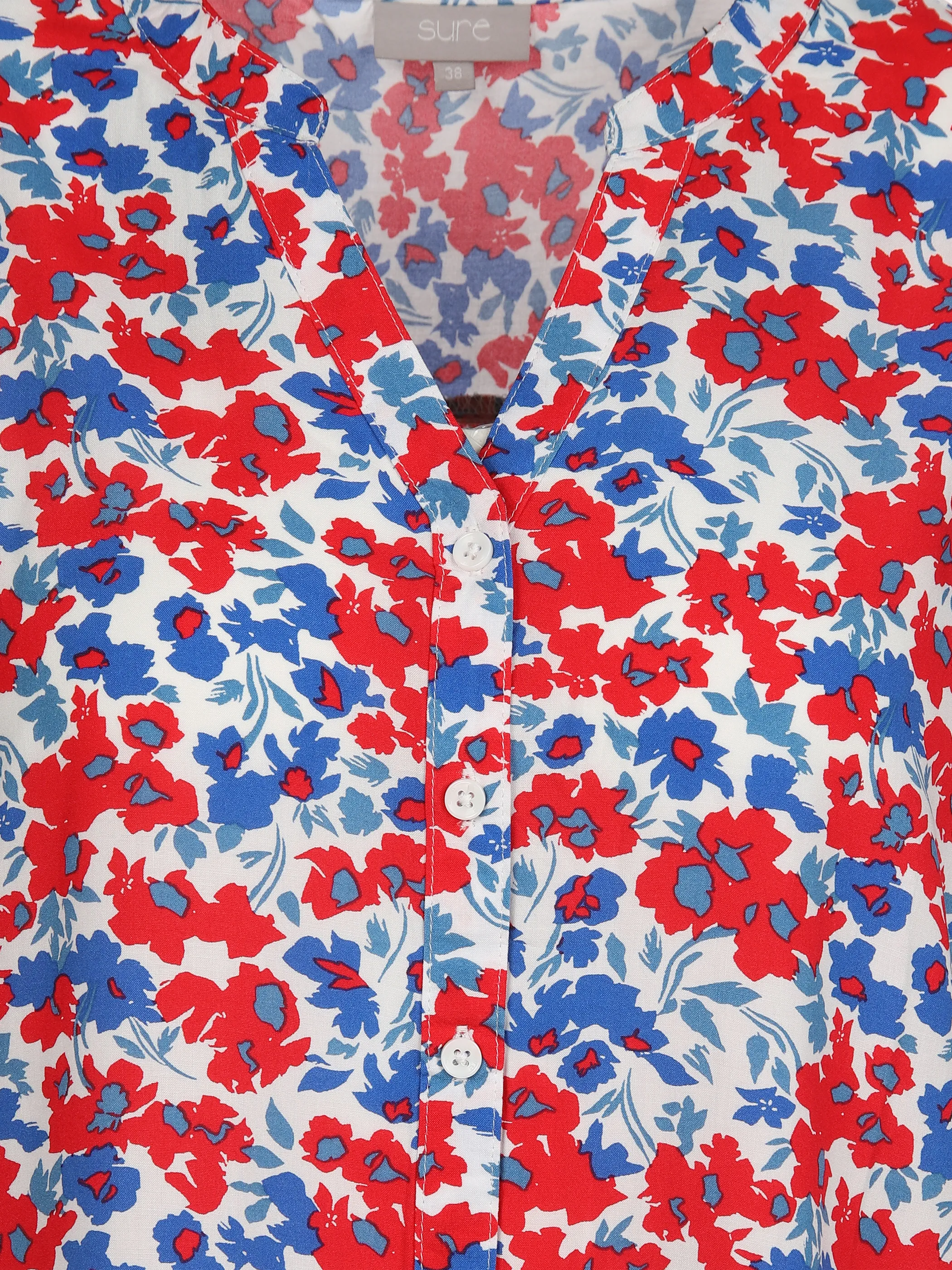 Damen Bluse mit Alloverprint