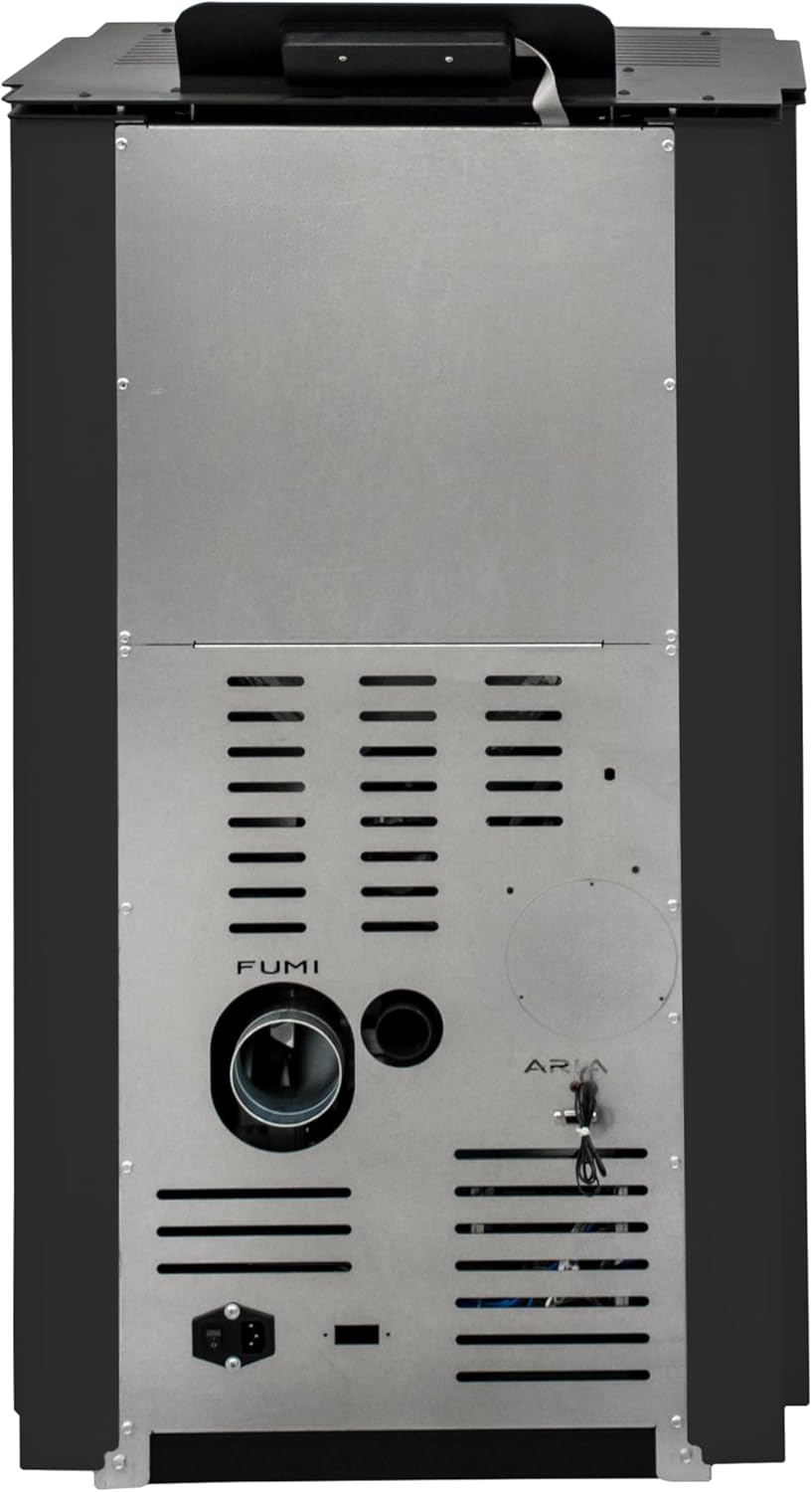STUFE A PELLET ITALIA Colorado 15 KW | Pelletöfen Effizienz 92% Heizt 140m² Autonomie 15 Std. Programmierbar 5 Geschwindigkeiten und Leistungsstufen 24 Monate Garantie Schwarz