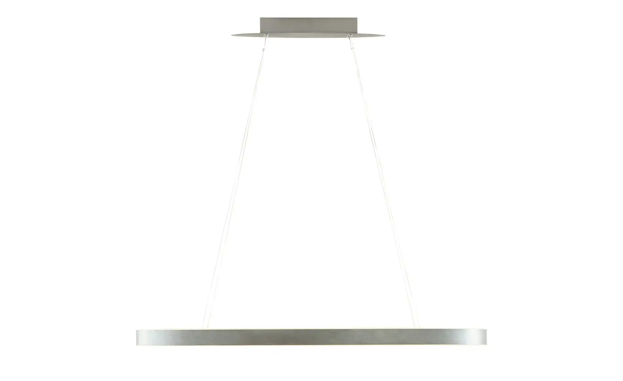 HELL-höllisch gutes Licht LED-Pendelleuchte, anthrazit/silberfarben, oval