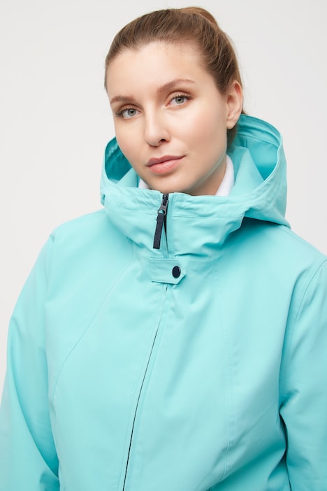 HYPRAR Funktionsjacke, Kapuze, wasserdicht, 2-Wege-Zipper