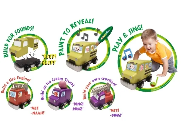 CoComelon Build N Reveal Vehicles