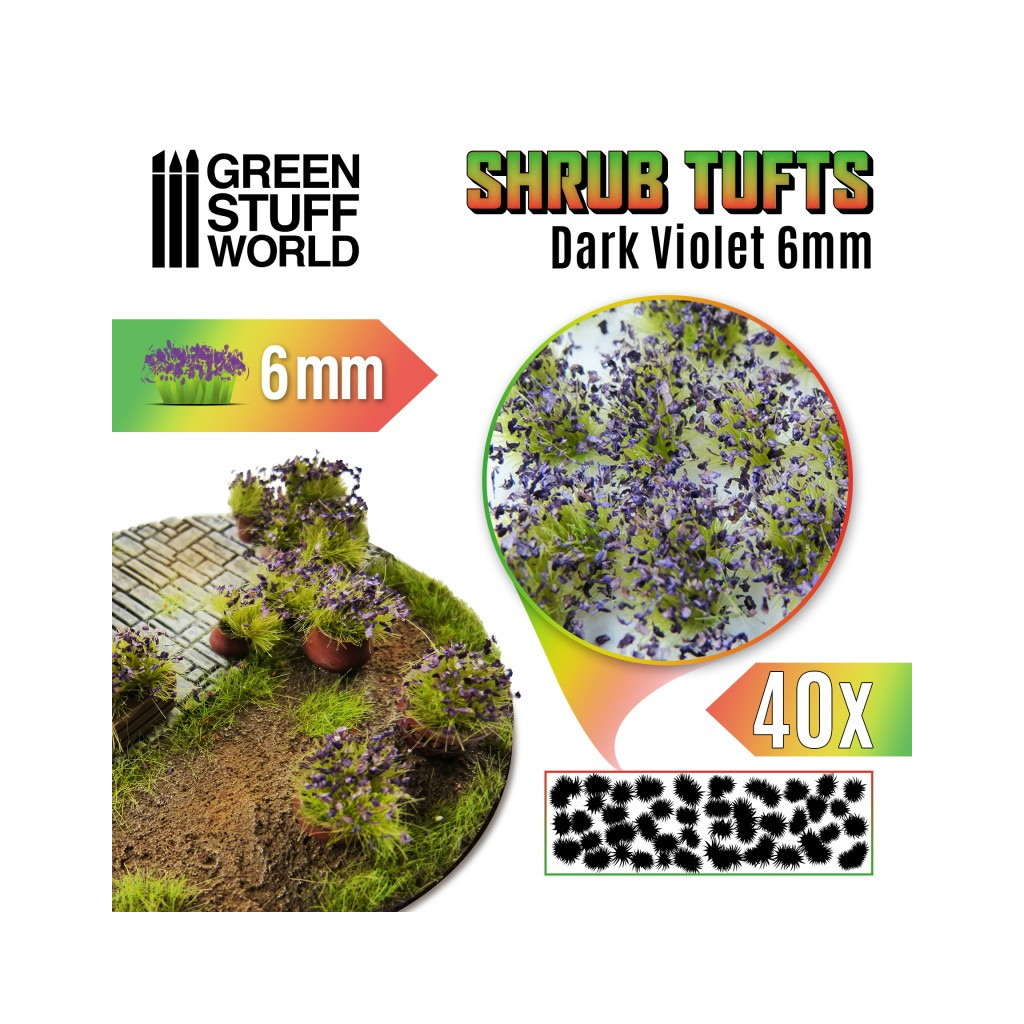 Green Stuff World - Touffes d'Arbustes - 6mm