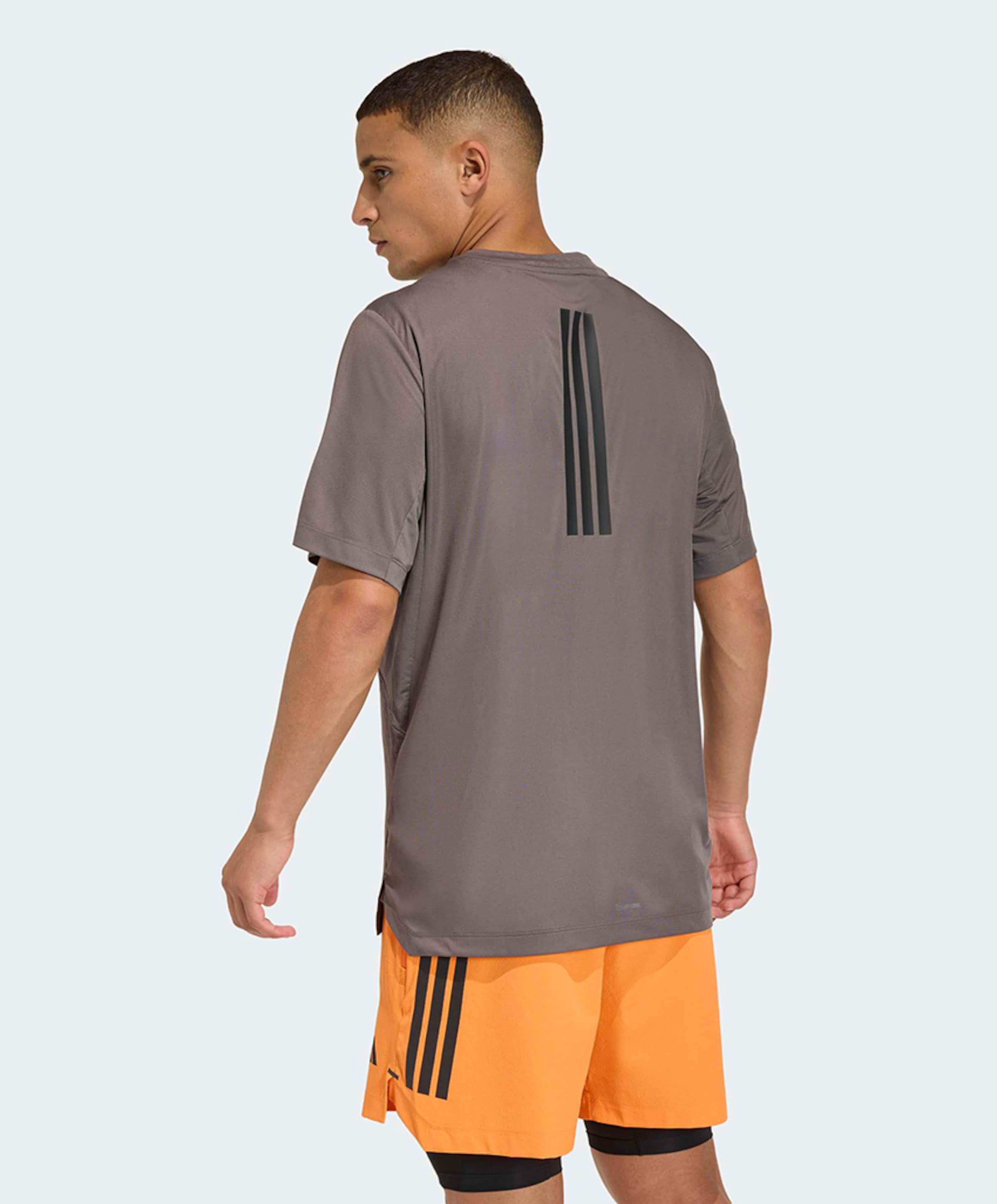 Adidas Heren t-shirt bruin